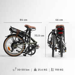 Electric Folding Bike E-Fold 500 - Green