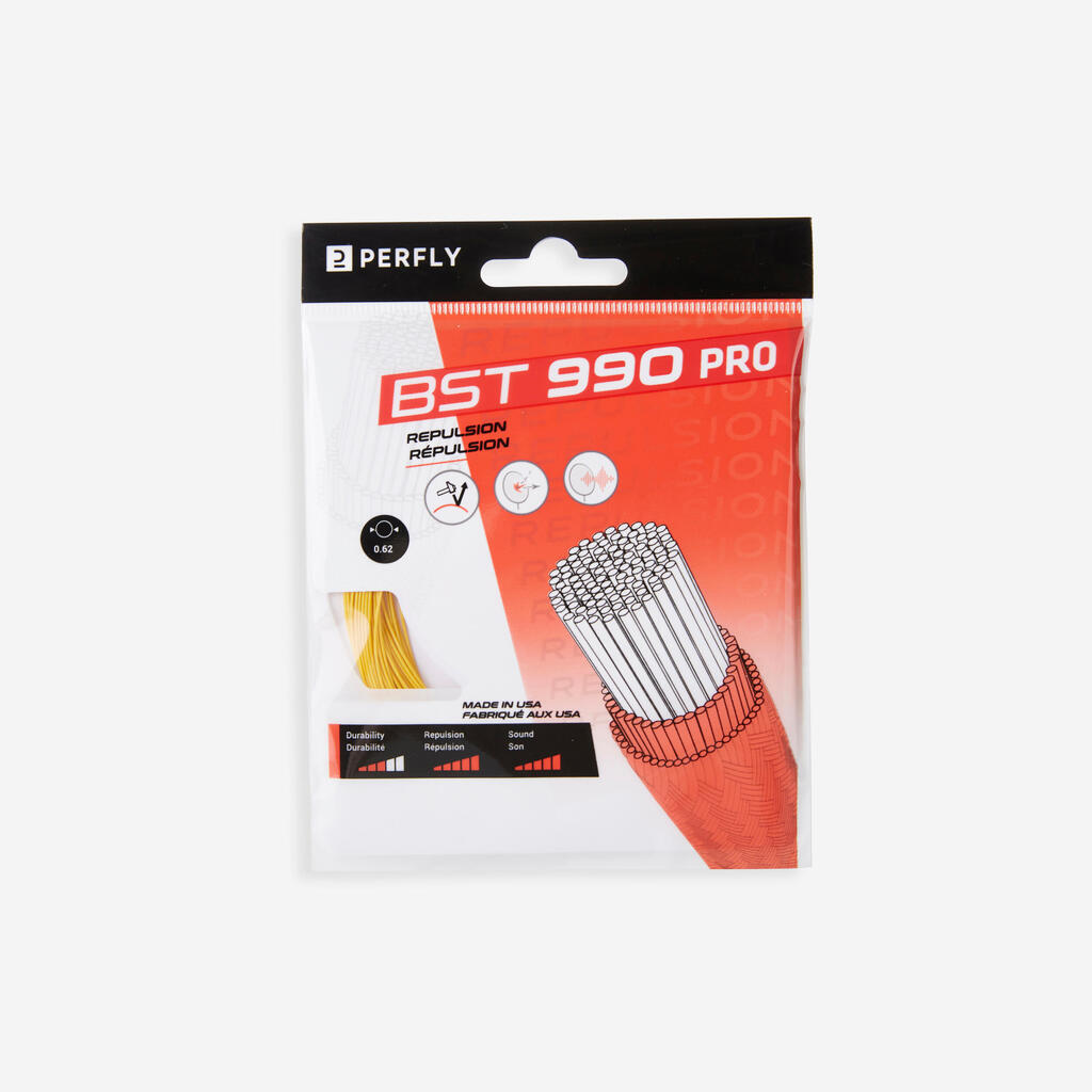 Žica za reket za badminton BST 990 PRO REPULSION GOLDEN