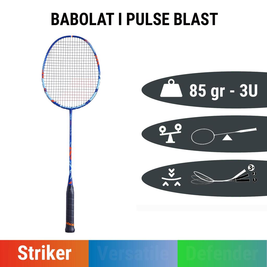 Badmintonschläger Babolat - I-Pulse Blast blau/rot