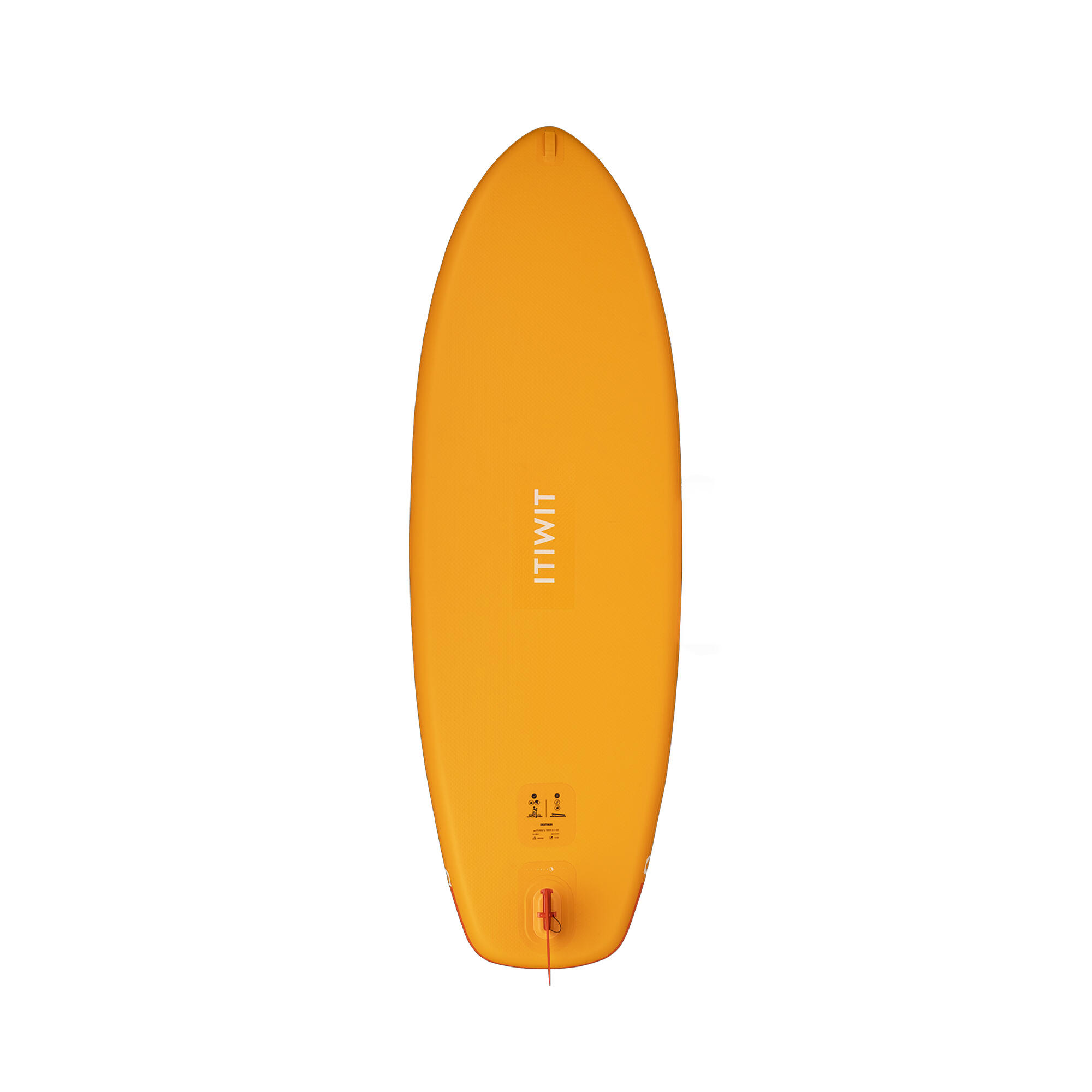 Tabla paddle surf hinchable (<60 kg) 1 persona 8' Itiwit amarillo 4/10