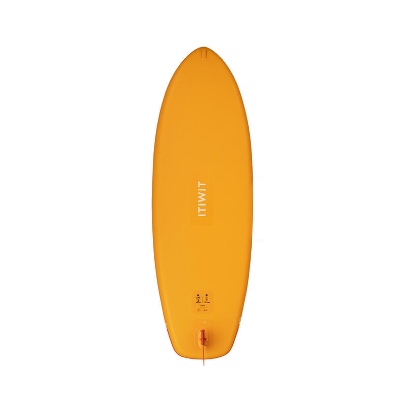 Tabla paddle surf hinchable (<60 kg) 1 persona 8' Itiwit amarillo