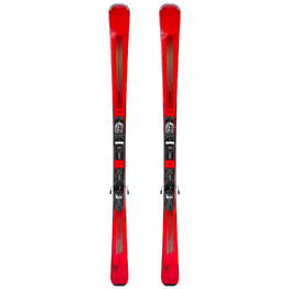 SKI ALPIN HOMME AVEC FIXATIONS - BOOST 500 - ROUGE