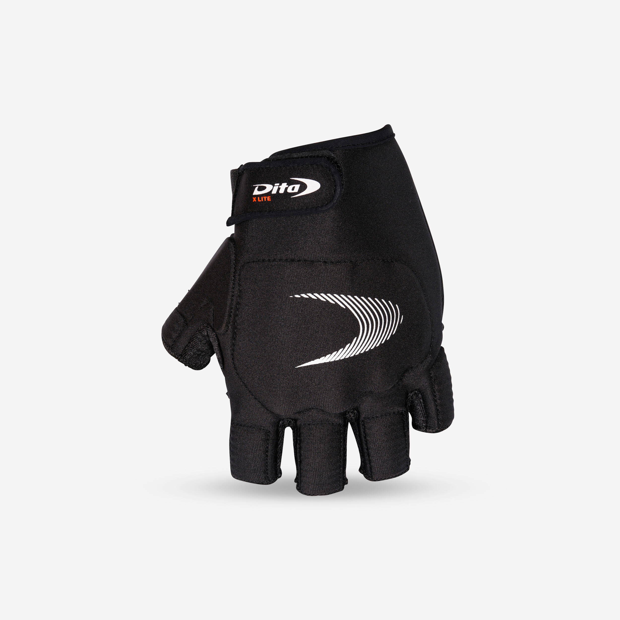 Handschuh Hockey Jugendliche/Erwachsene 3/4-Finger mittlere Intensität - Xlite schwarz/weiss