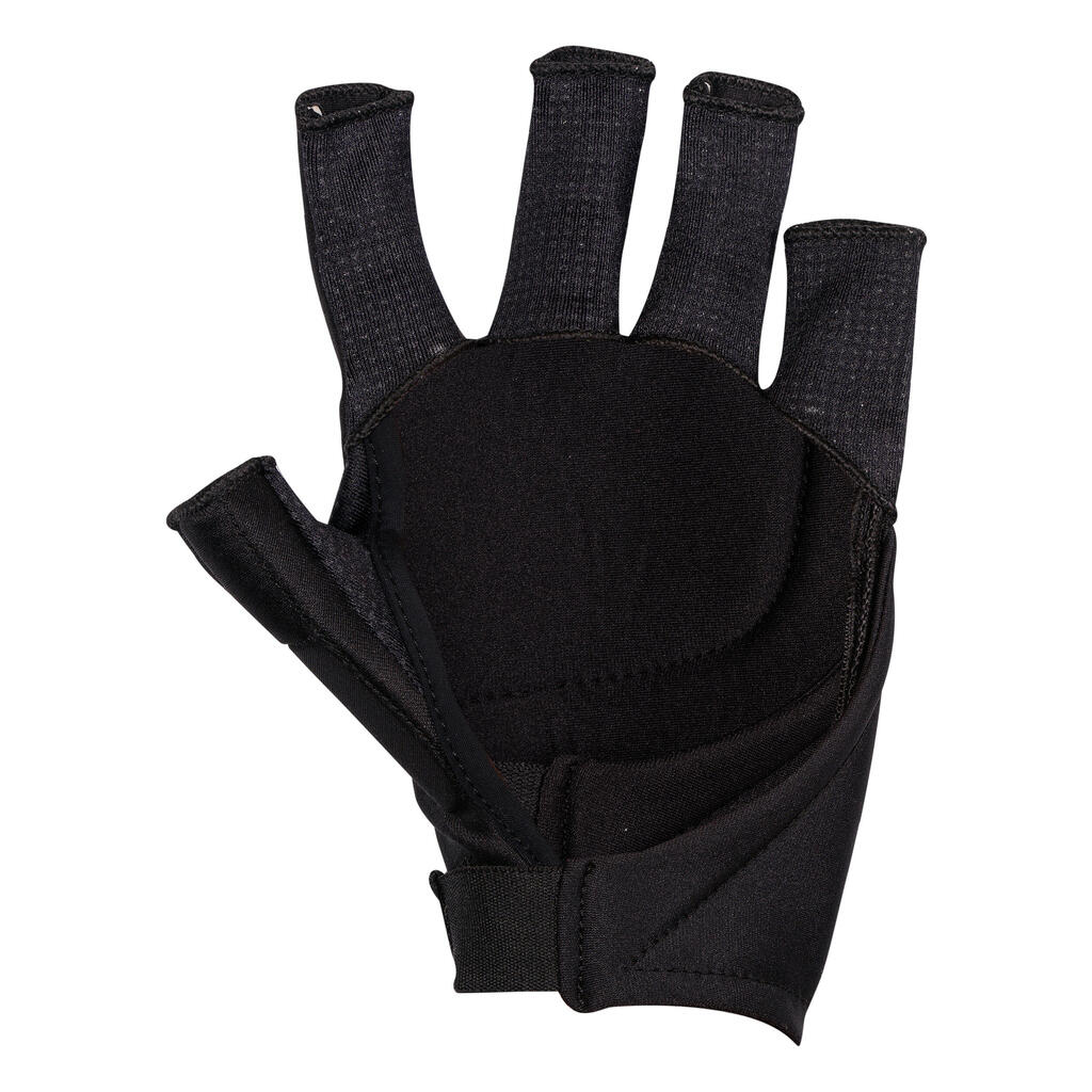 Kids'/Adult Moderate-Intensity 2 Knuckle Hockey Gloves Xlite Pro - Black
