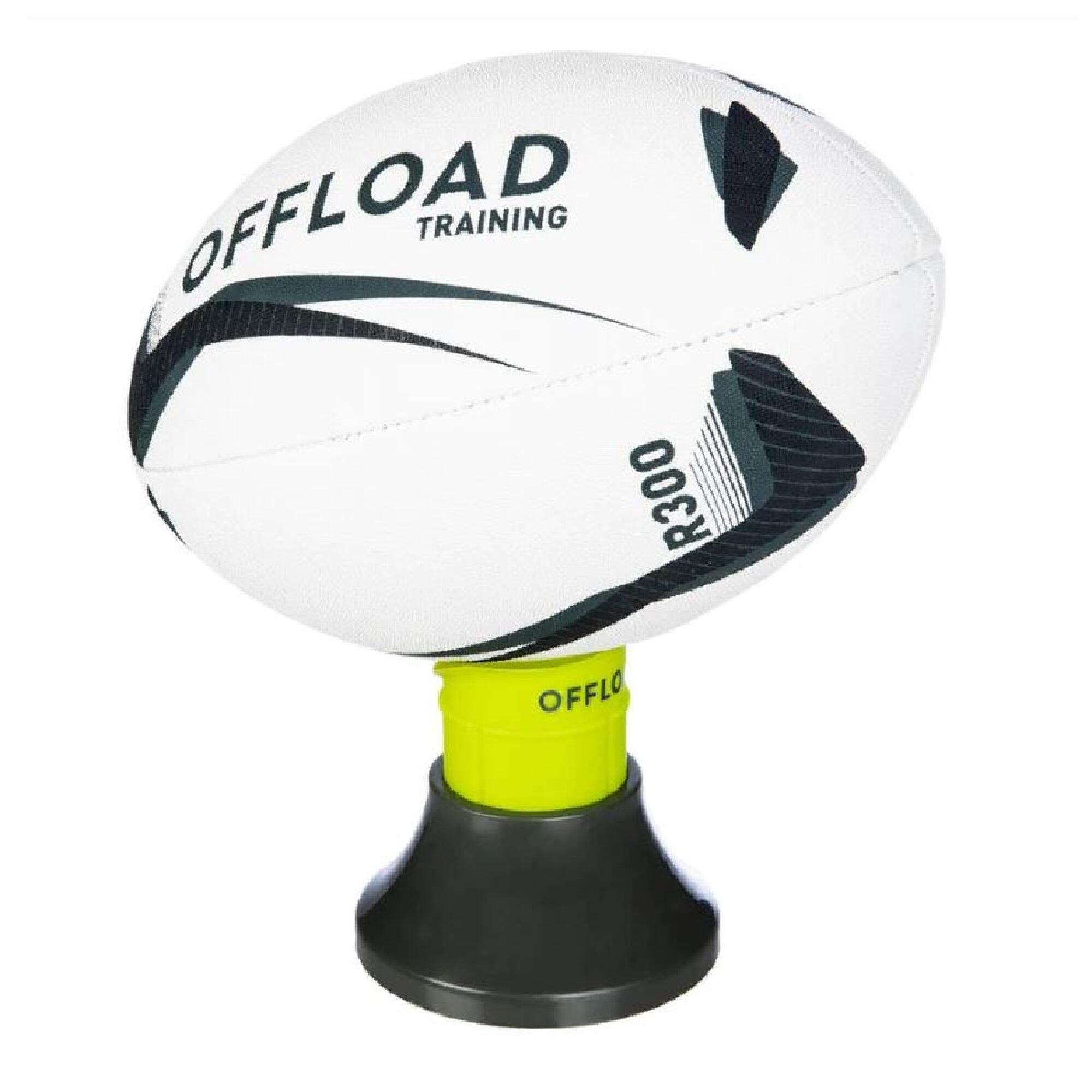 R500 Adjustable Rugby Tee - Khaki/Yellow