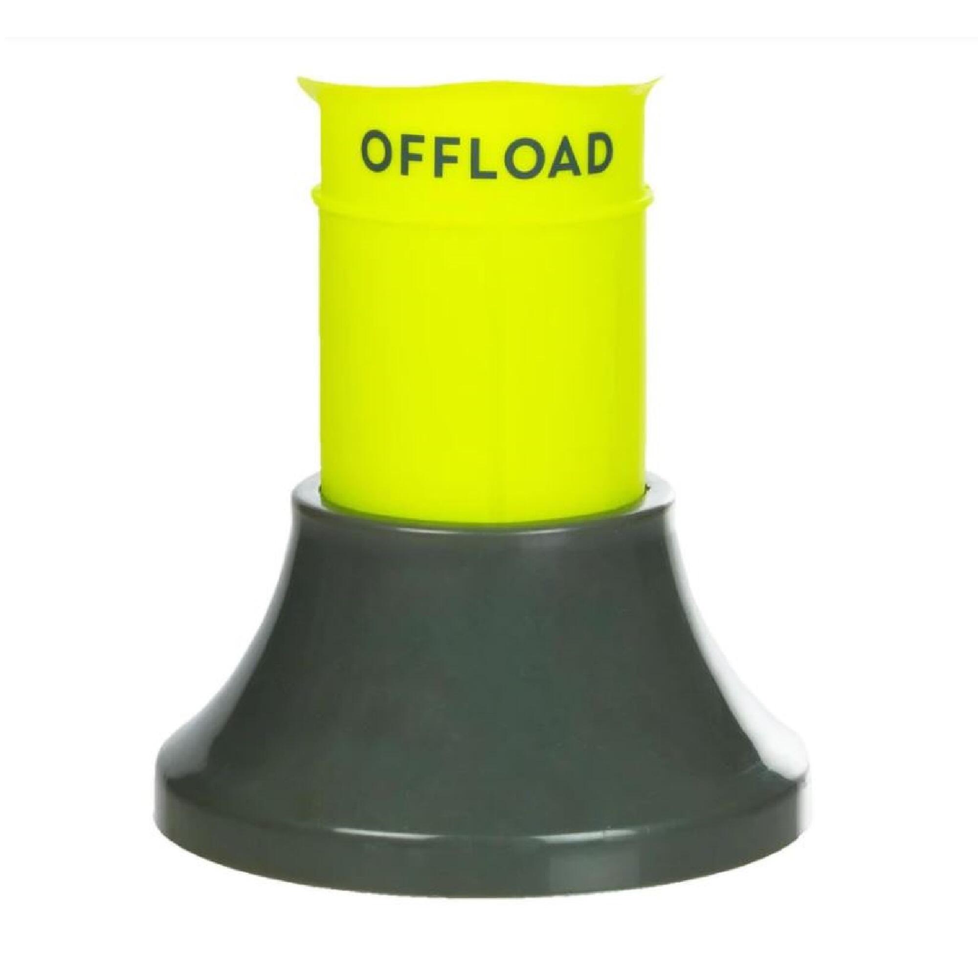 R500 Adjustable Rugby Tee - Khaki/Yellow