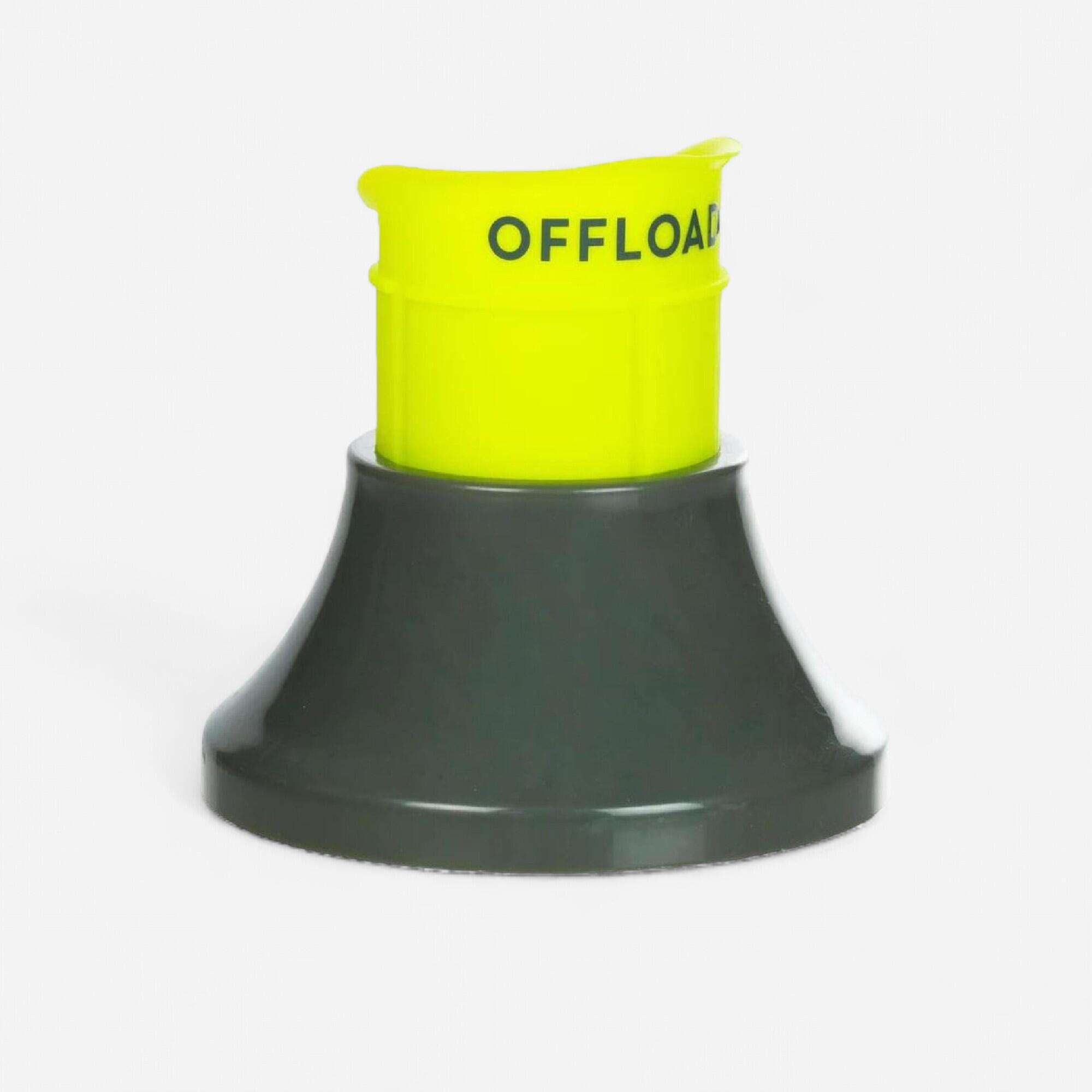 R500 Adjustable Rugby Tee - Khaki/Yellow