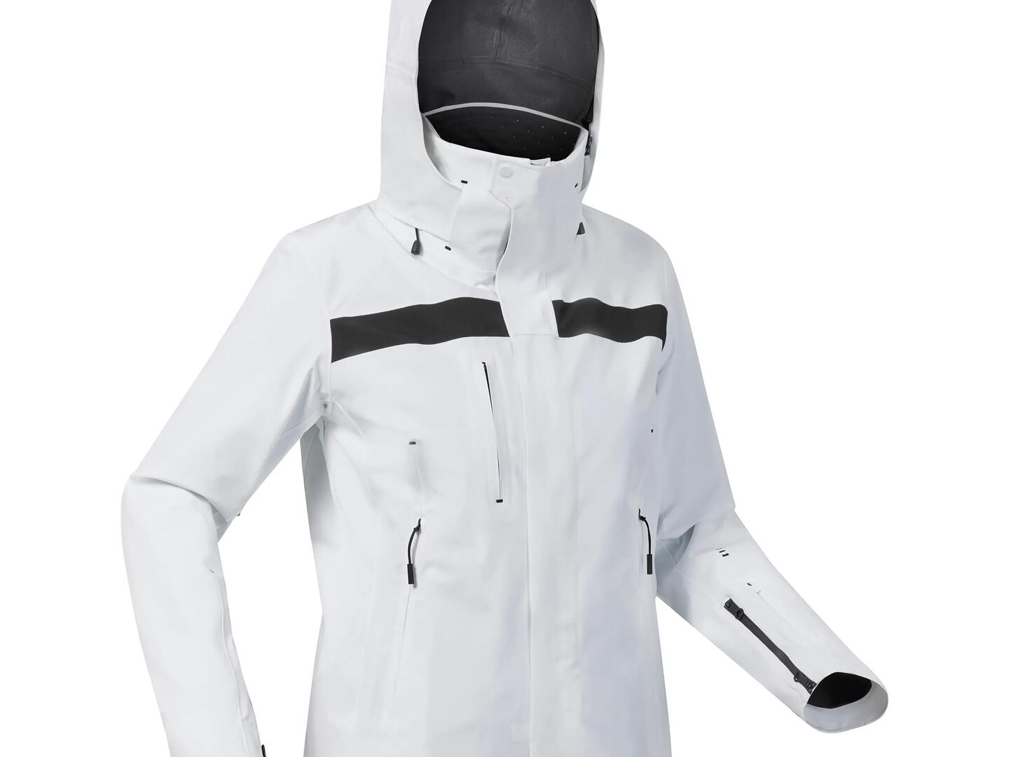 DECATHLON Damenskijacke Weiß