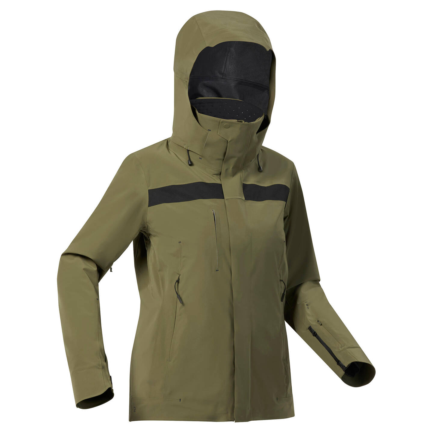 DECATHLON Damenskijacke 900 Khaki