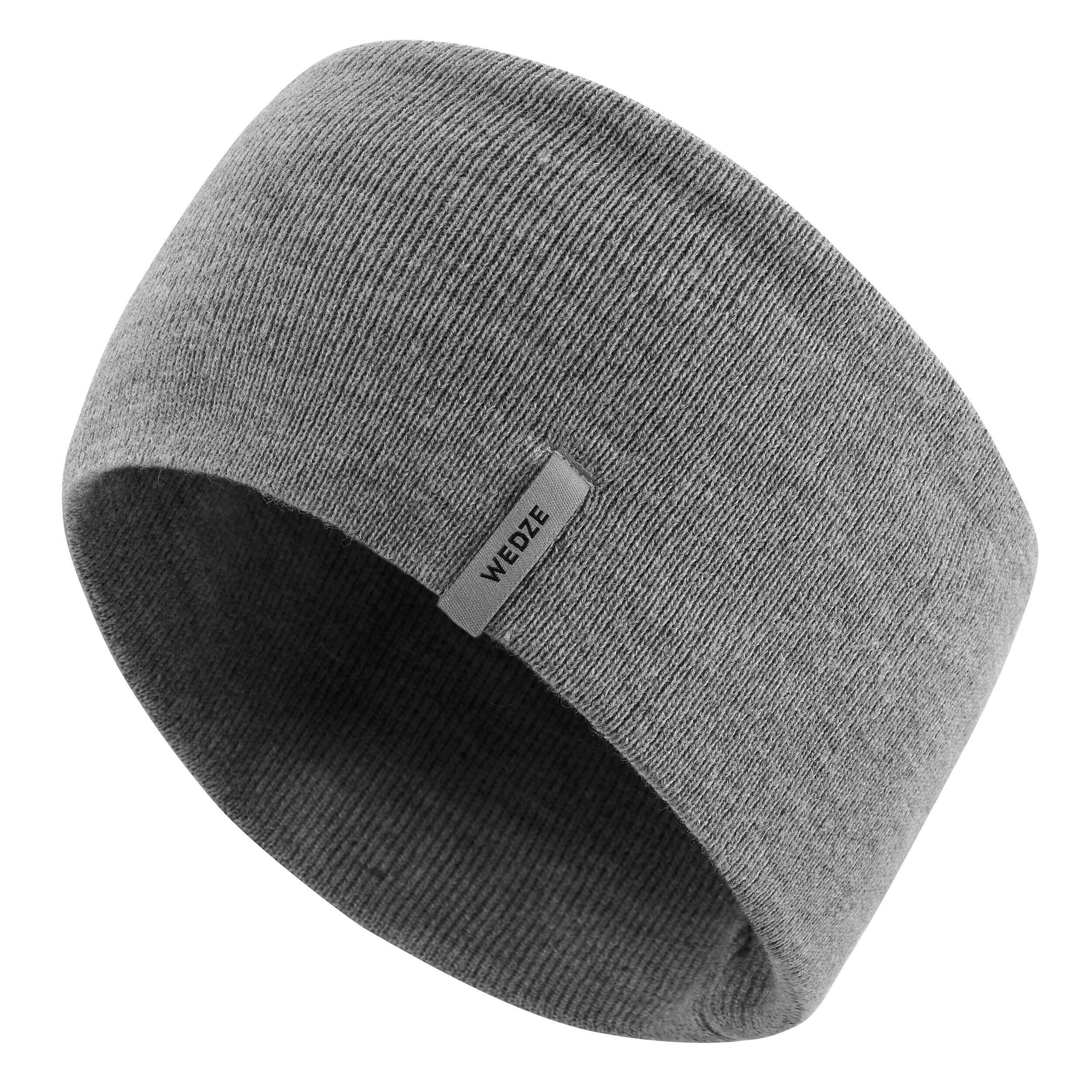 SIMPLE ADULT SKI HEADBAND - GREY -  1