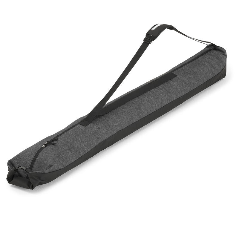 Husă schiuri 500 Robust Negru 