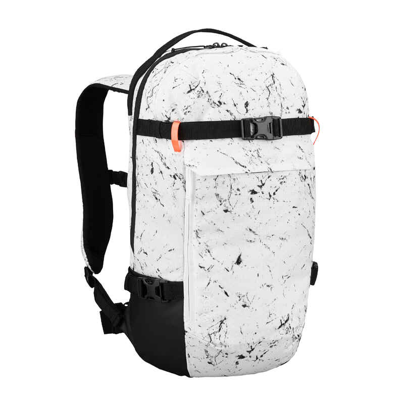 Skirucksack Snowboardrucksack Tourenrucksack 23 L - FR 100 weiss/schwarz