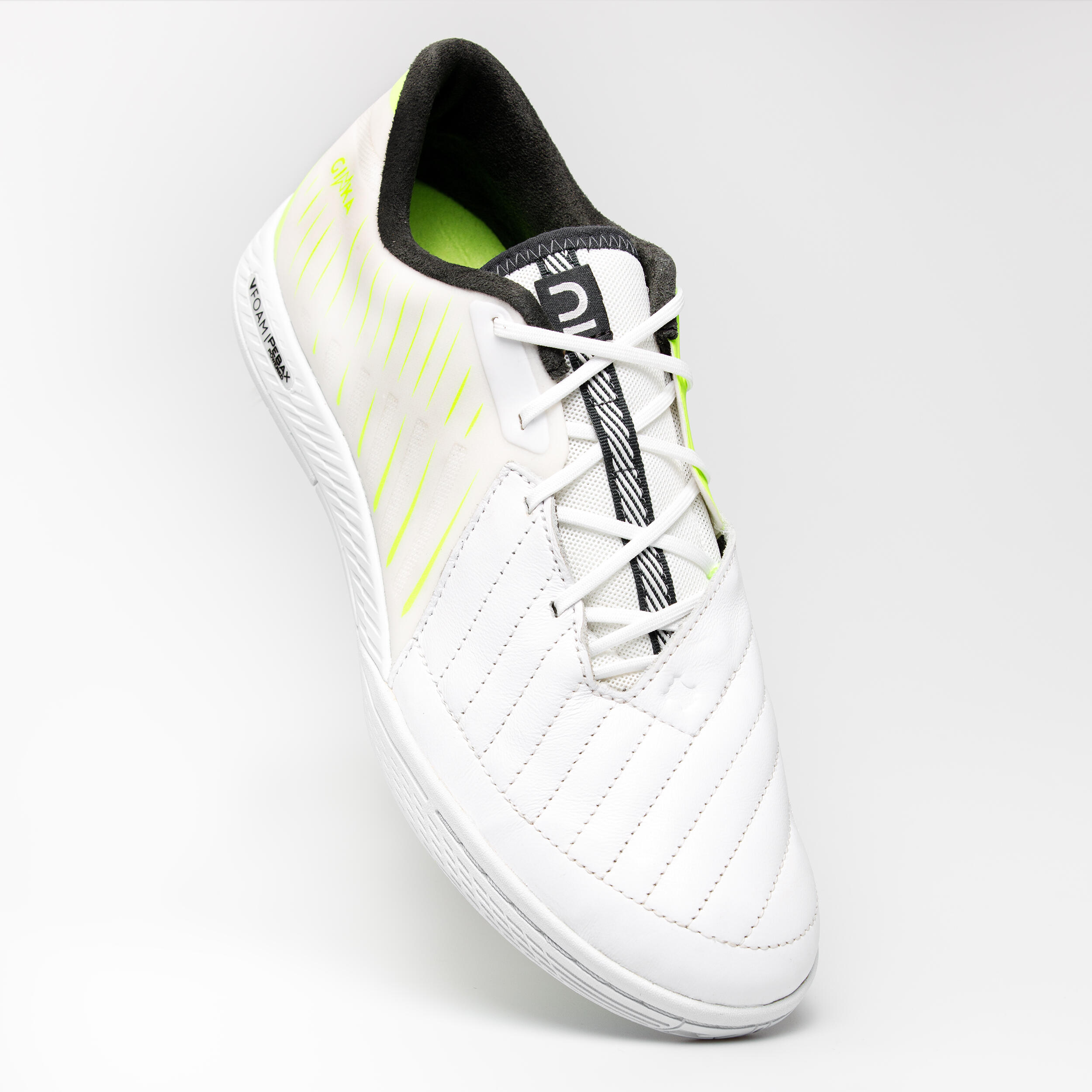 Futsal Shoes Ginka Pro - White/Yellow KIPSTA | Decathlon