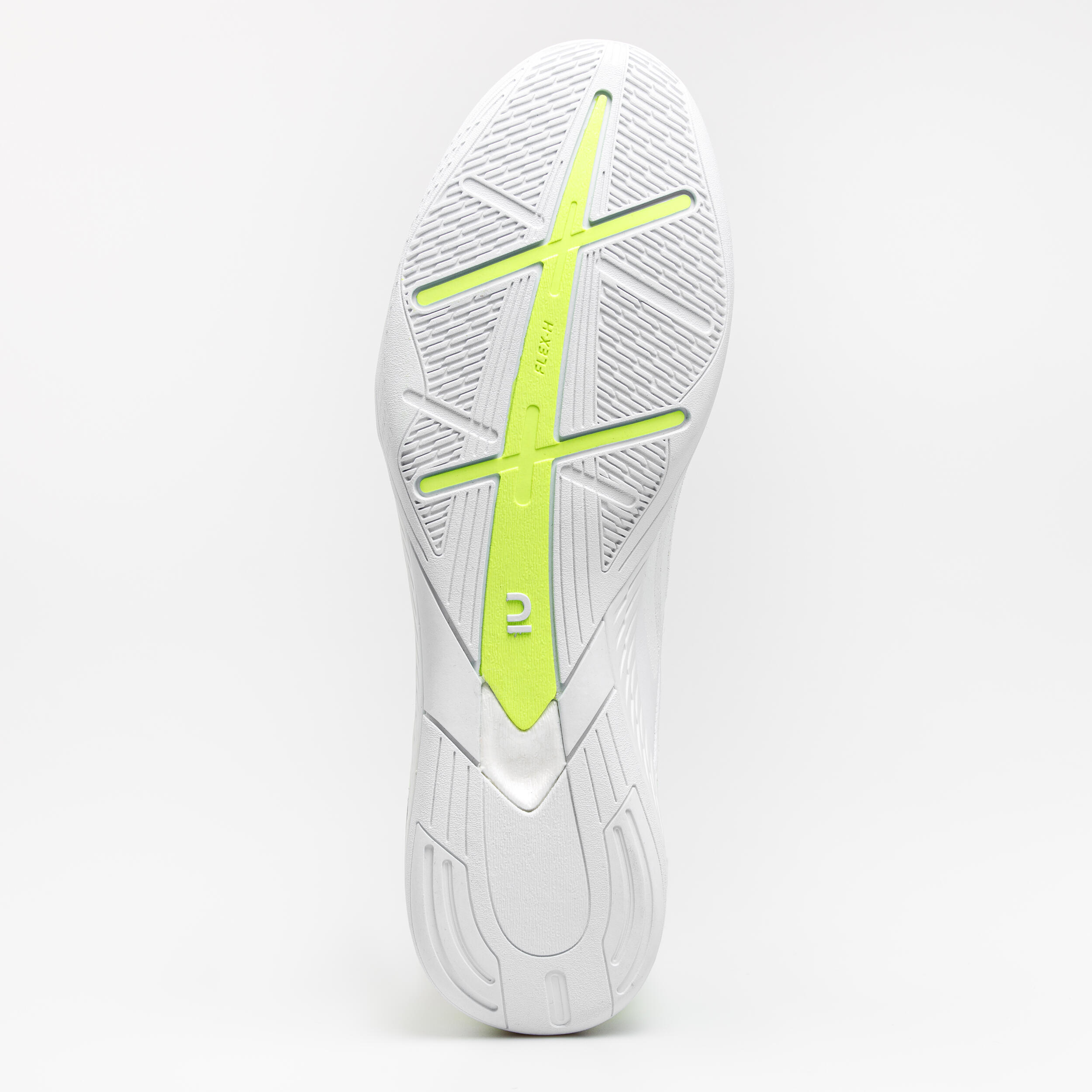 Futsal Shoes Ginka Pro - White/Yellow - Decathlon