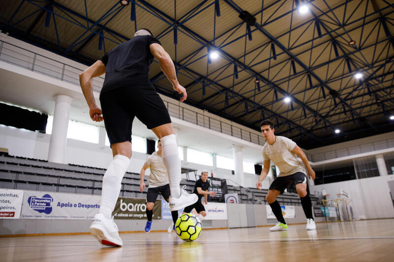 Buty do piłki nożnej halowej Kipsta Eskudo Pro Futsal MFoam skórzane