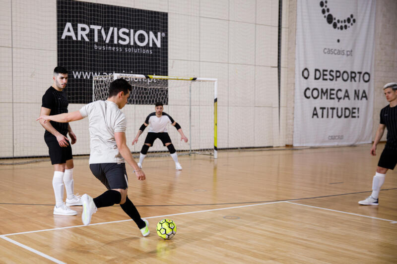 Buty do piłki nożnej halowej Kipsta Eskudo Pro Futsal MFoam skórzane