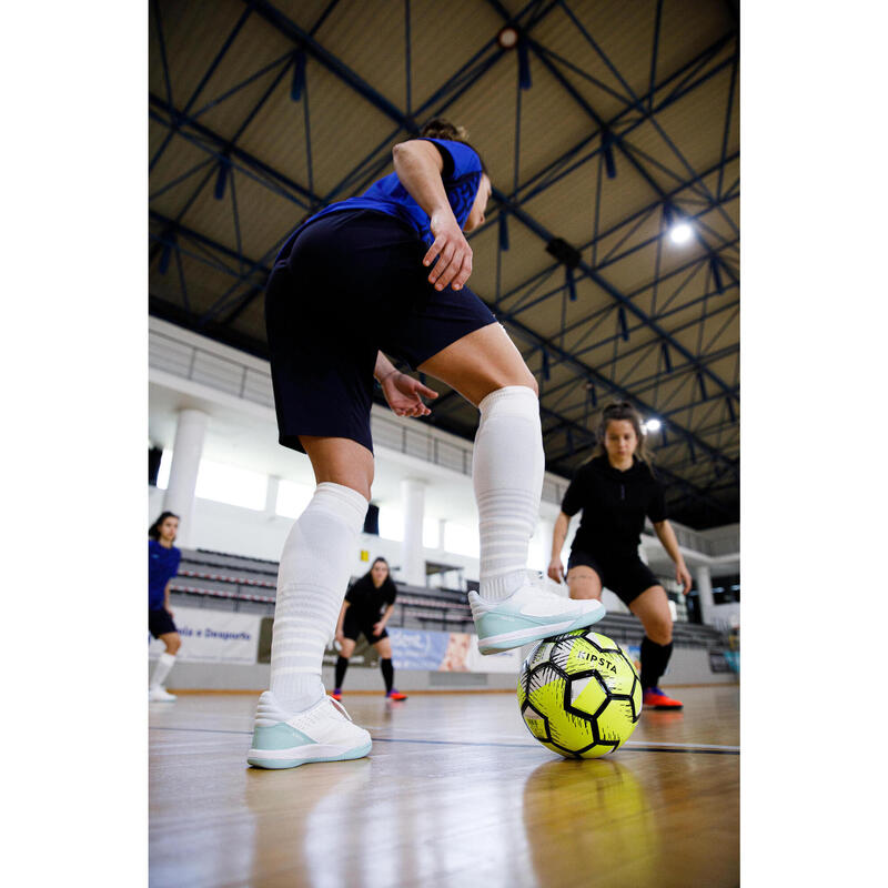 Ghete Futsal ESKUDO 500 Alb Damă
