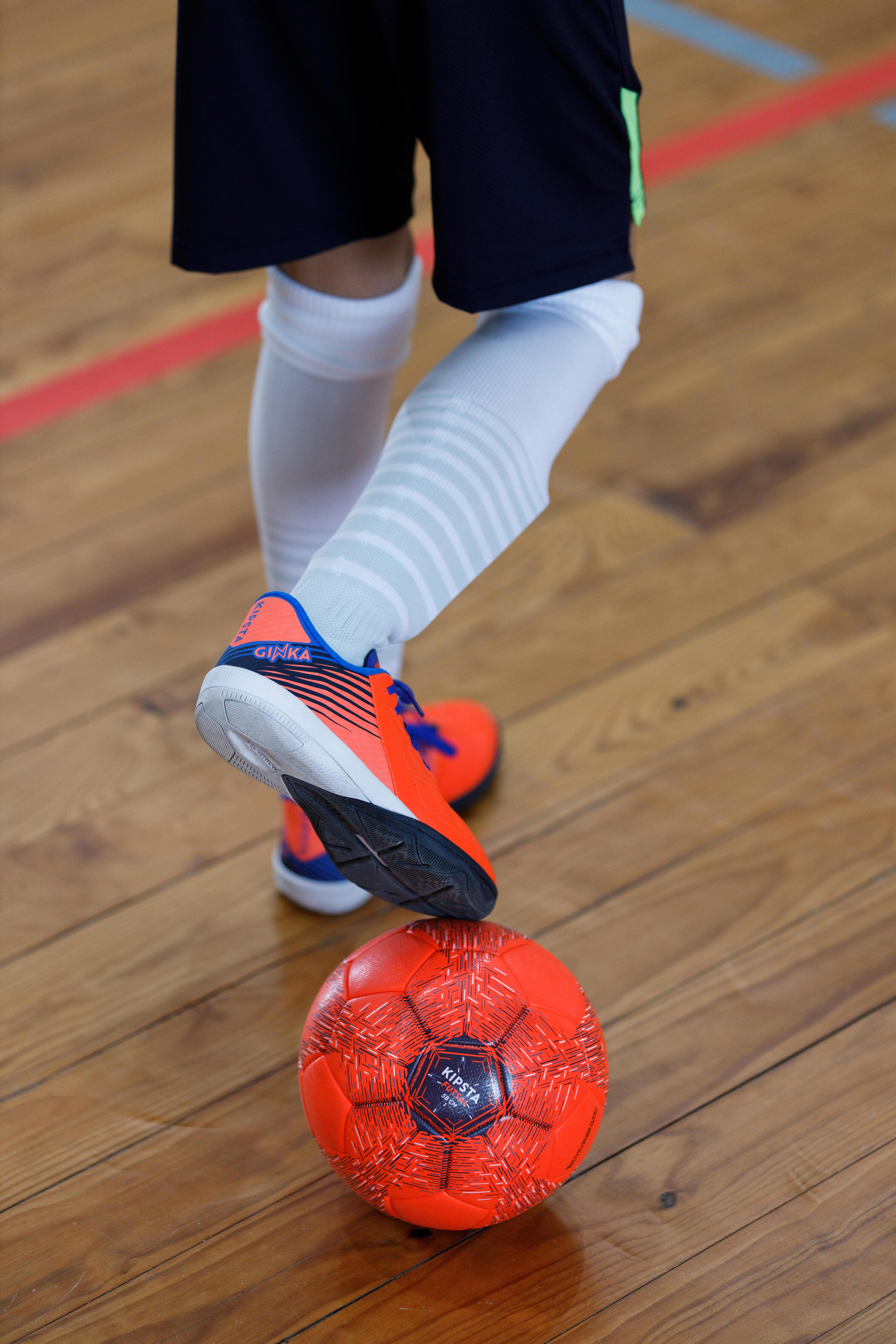Kids' Futsal Shoes Ginka Pro - Red 13/15