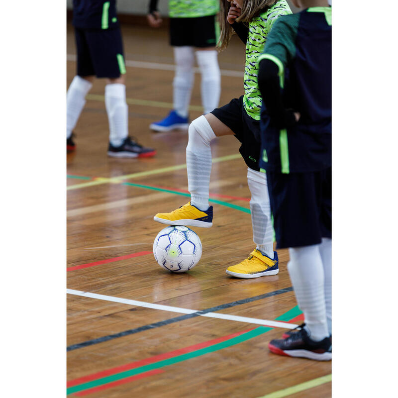 Kinder Fussball Hallenschuh - Eskudo 500 gelb/blau