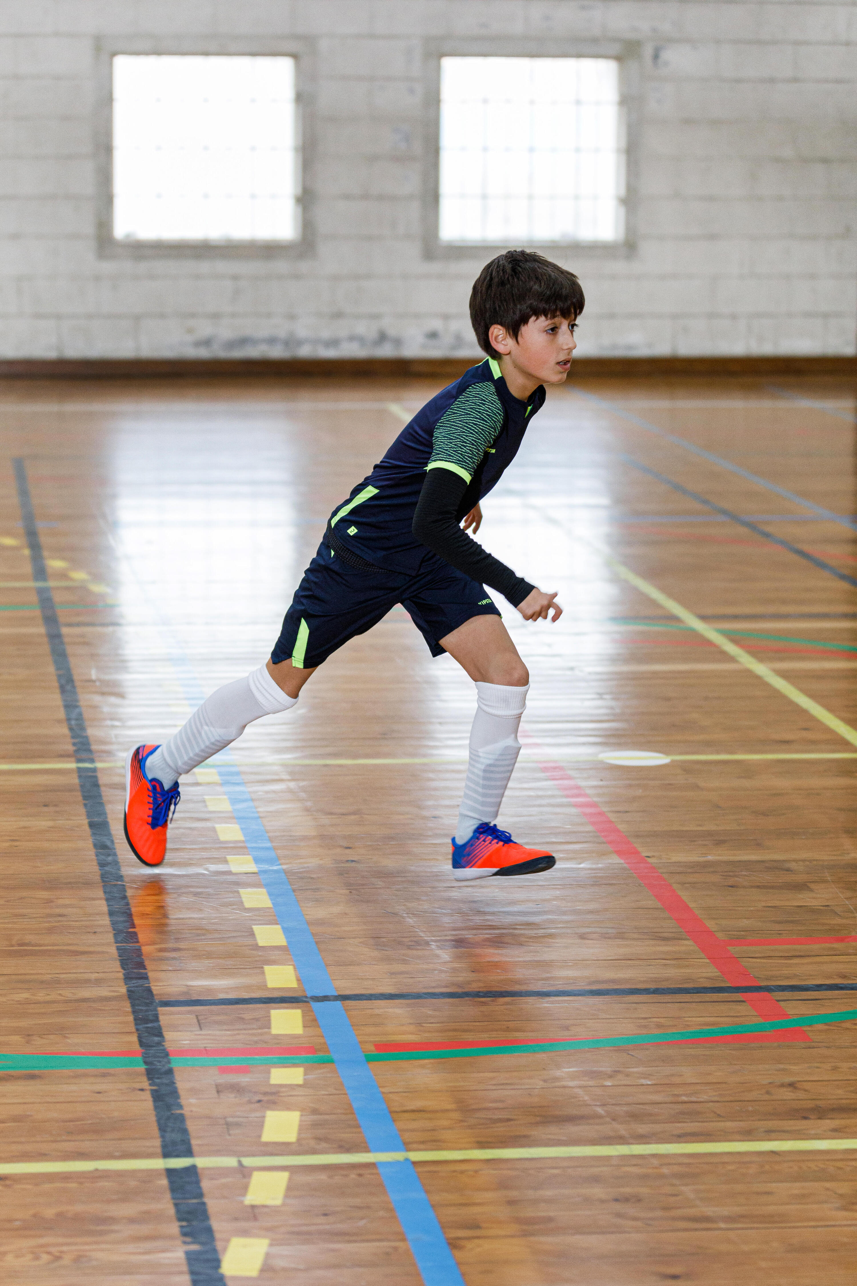 Kids' Futsal Shoes Ginka Pro - Red 12/15