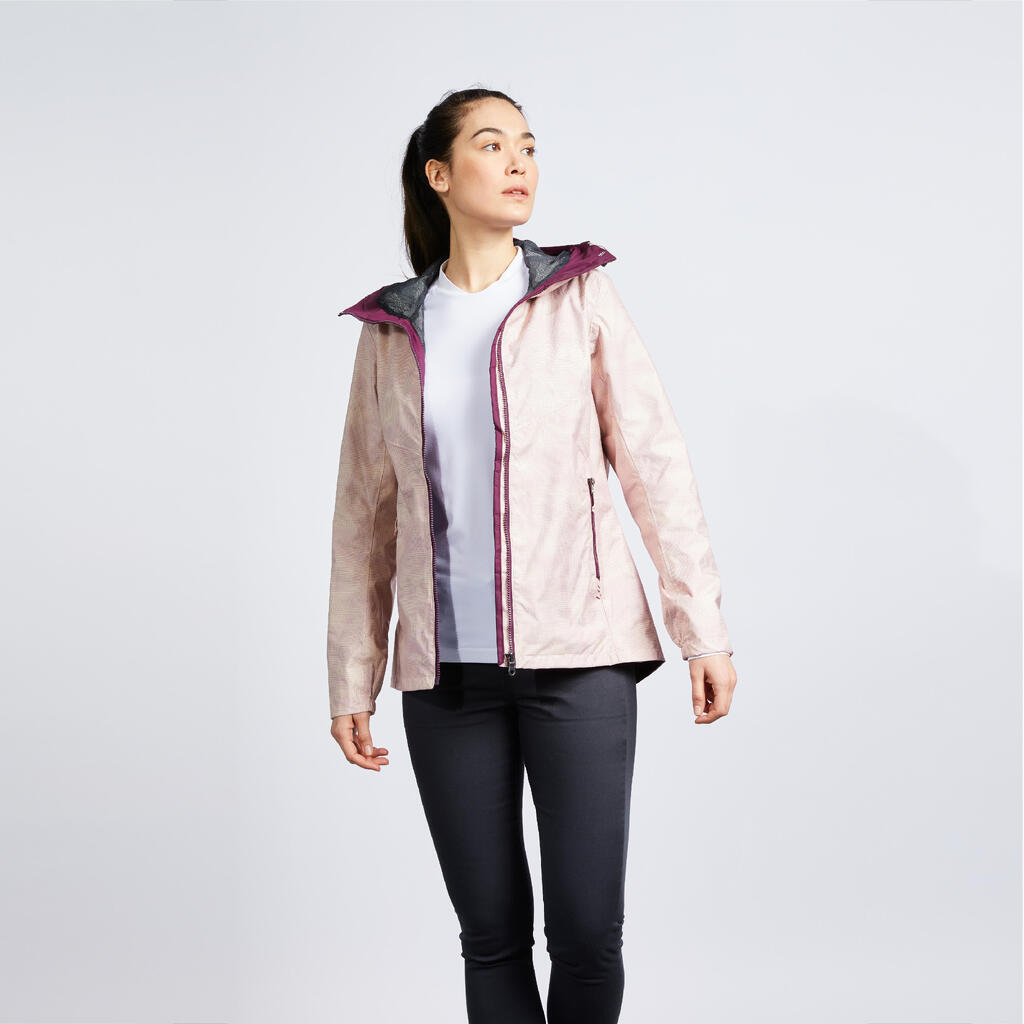 Segeljacke Regenjacke Damen wasserdicht - Sailing 100 ocker