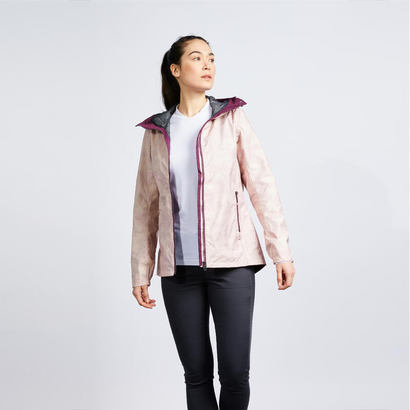 Regenjacke Segeln Damen wasserdicht - Sailing 100 hellrosa