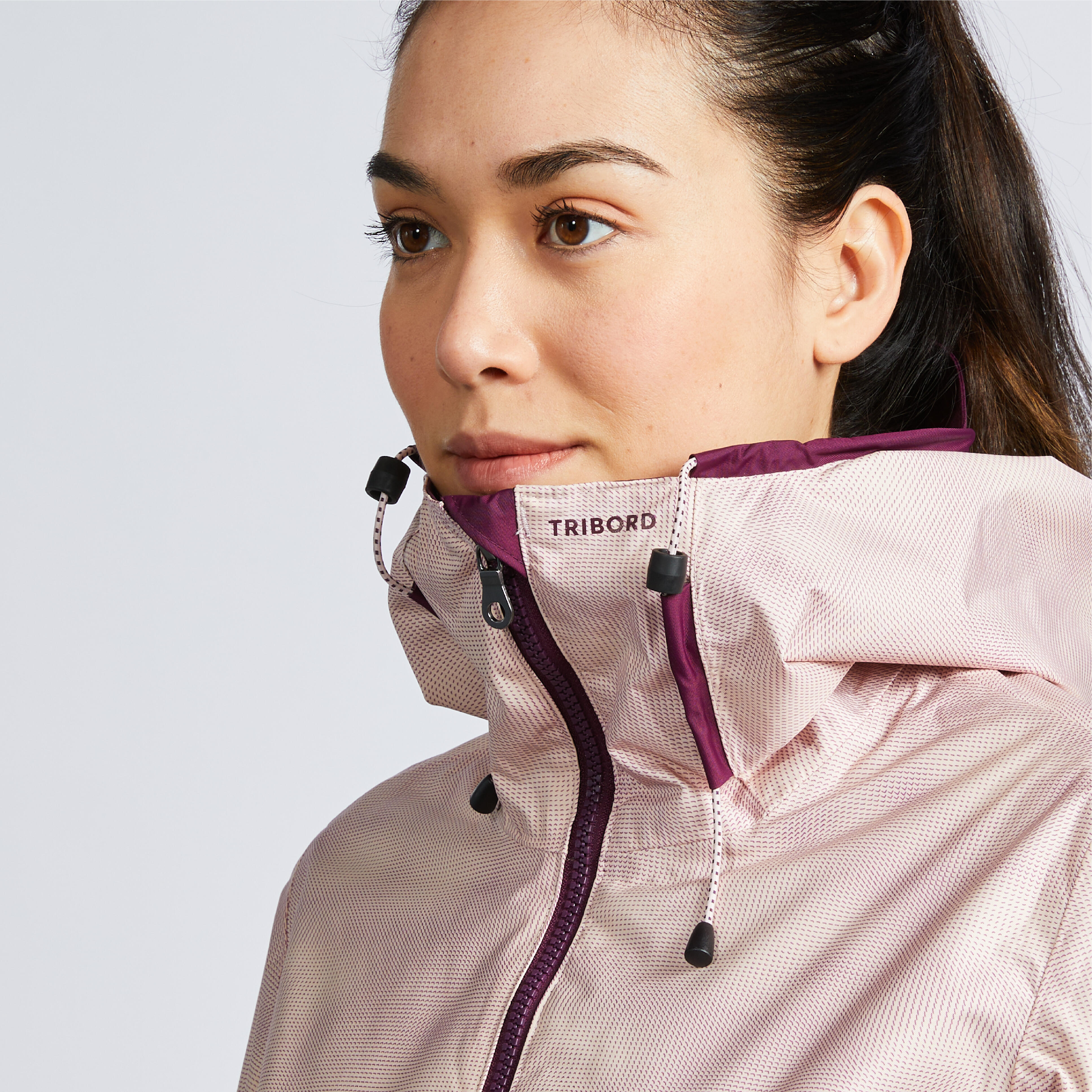 Veste coupe vent imperméable avec capuche TRIBORD Veste coupe vent imperméable avec capuche TRIBORD