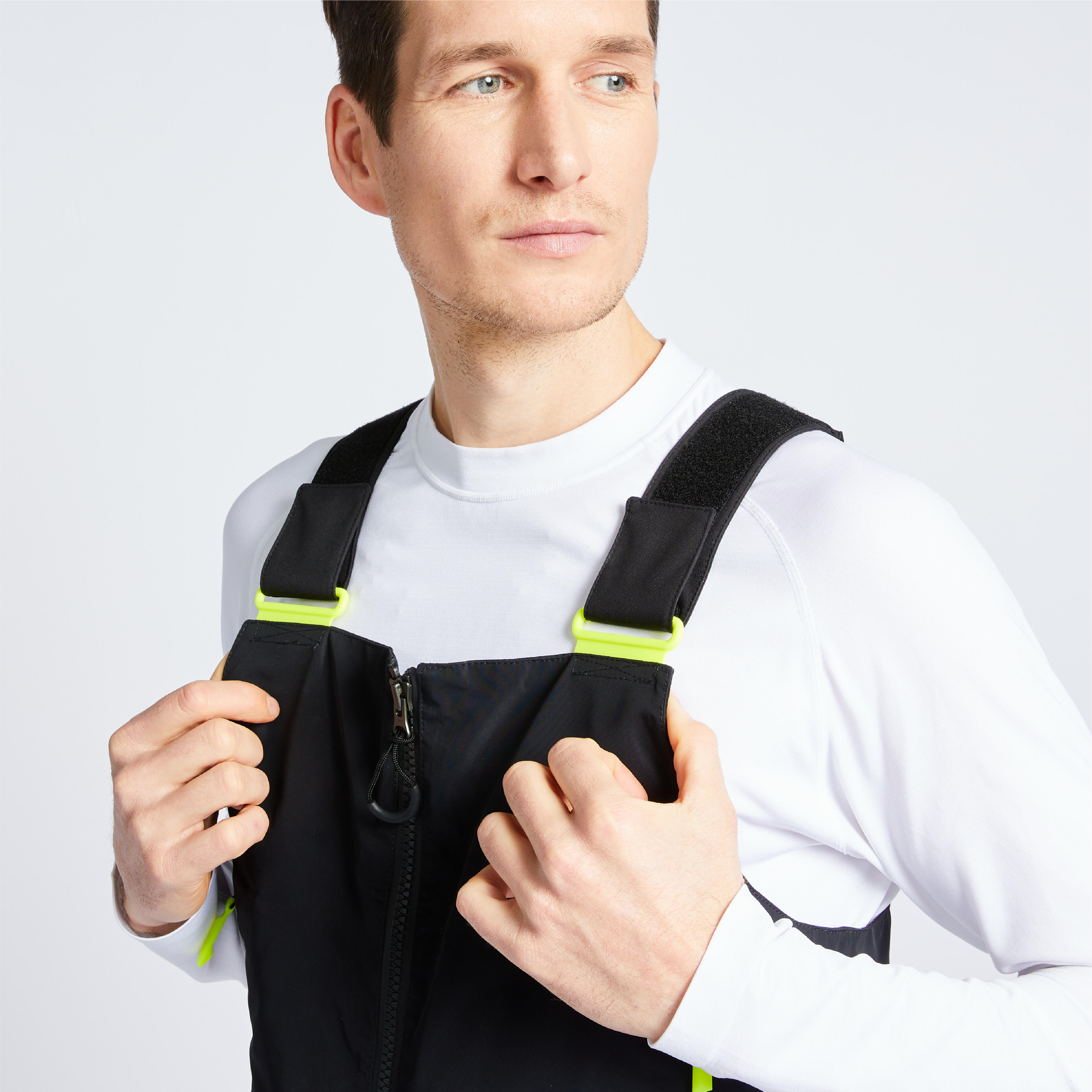 Waterproof Sailing Overalls - 900 Black - TRIBORD
