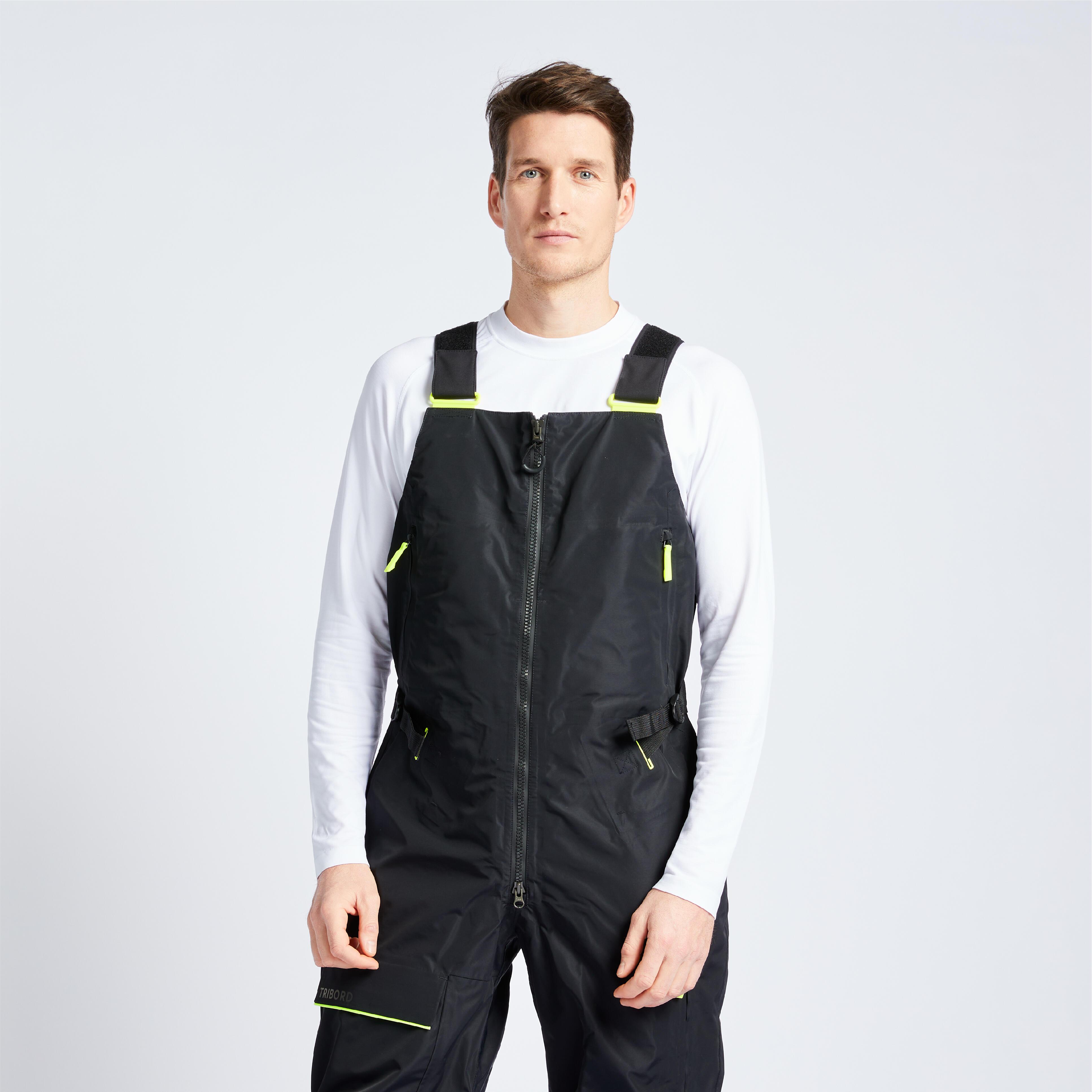 Waterproof Sailing Overalls - 900 Black - TRIBORD