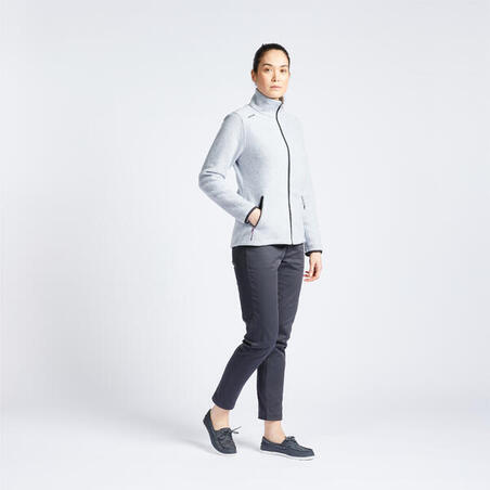 PANTALON CHAUD EN POLAIRE GRIS CHINE : Séparable Nuit Femme Bouchara