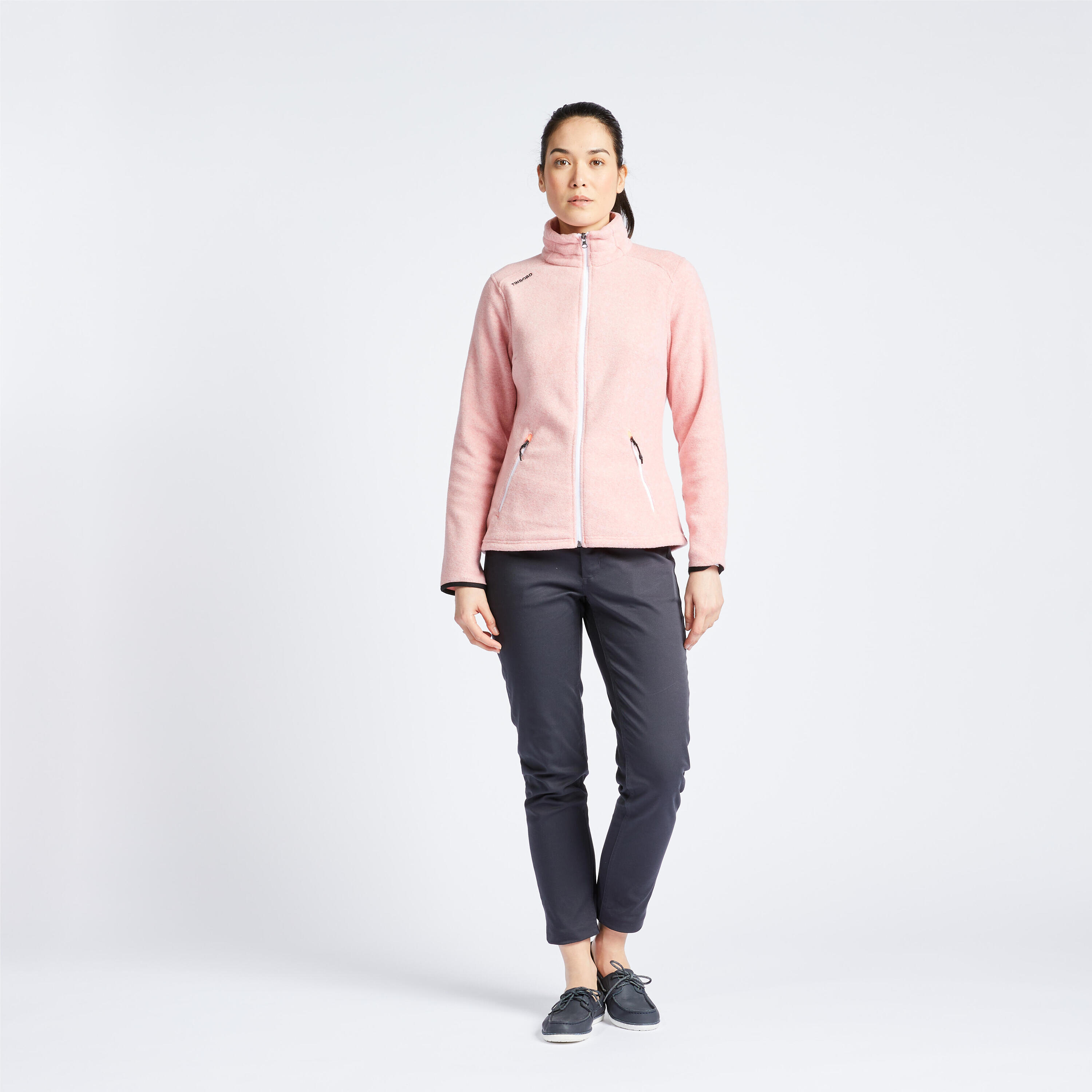Chaqueta polar Mujer Sailing 100 rosa claro 10/10