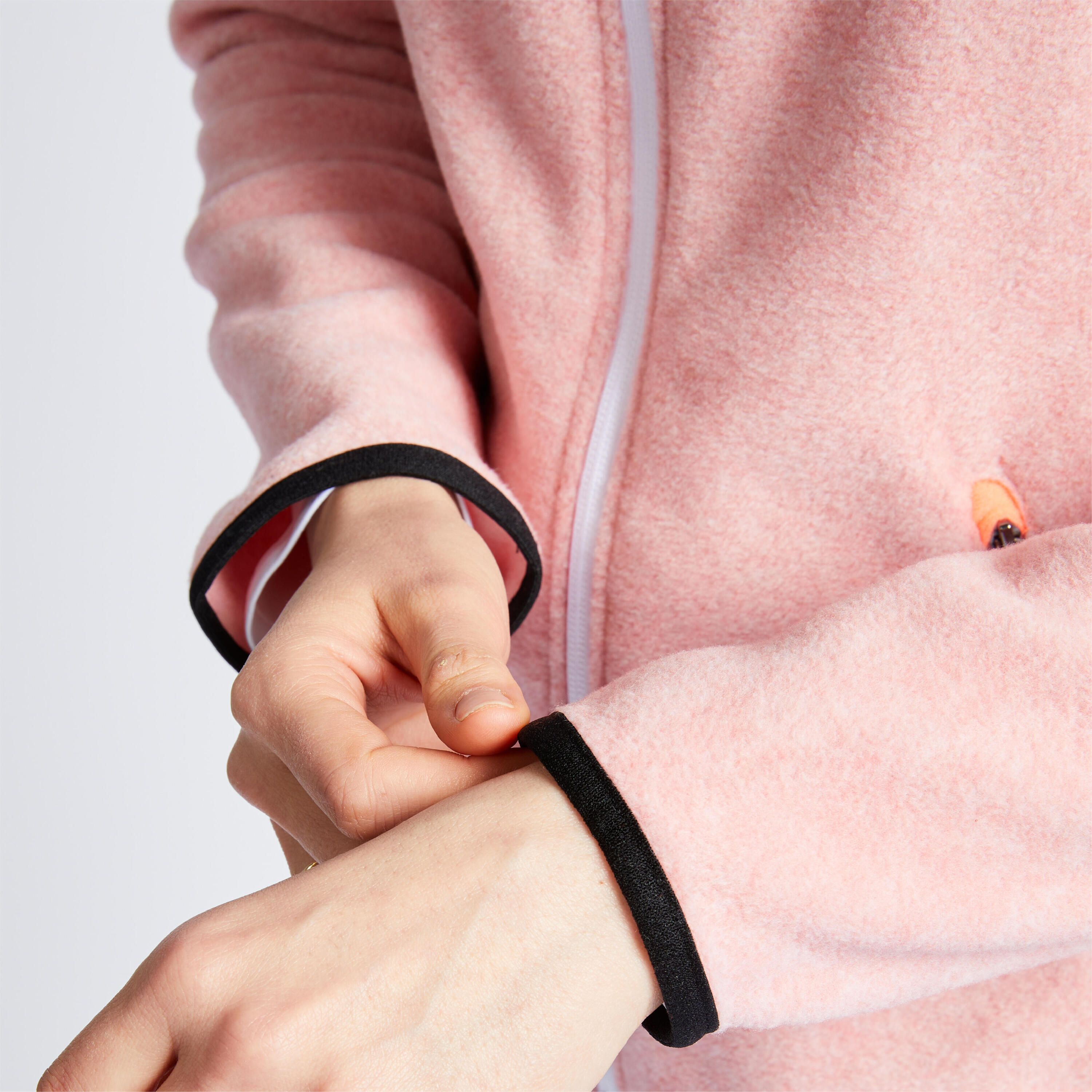 Chaqueta polar Mujer Sailing 100 rosa claro 7/10