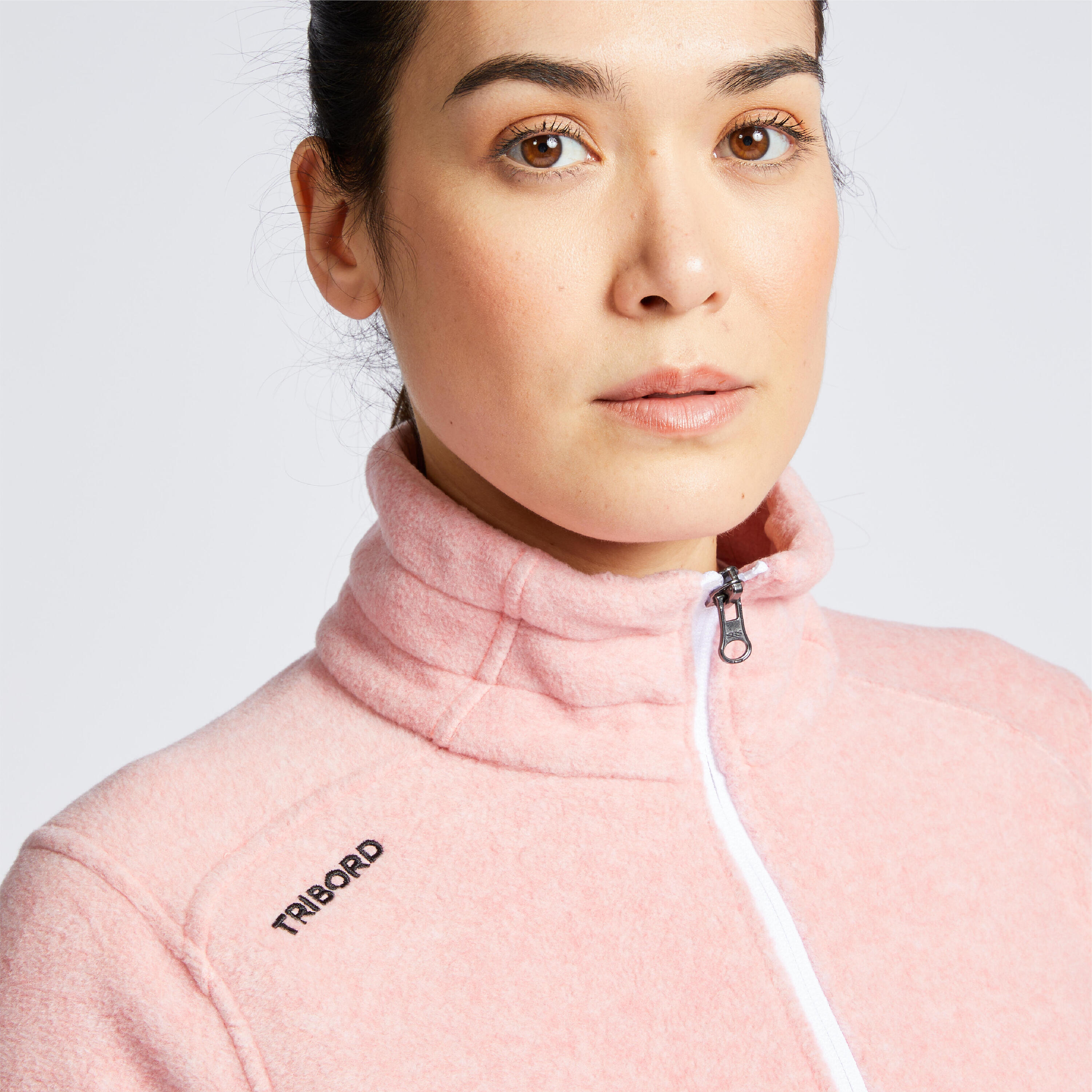 Chaqueta polar Mujer Sailing 100 rosa claro 5/10
