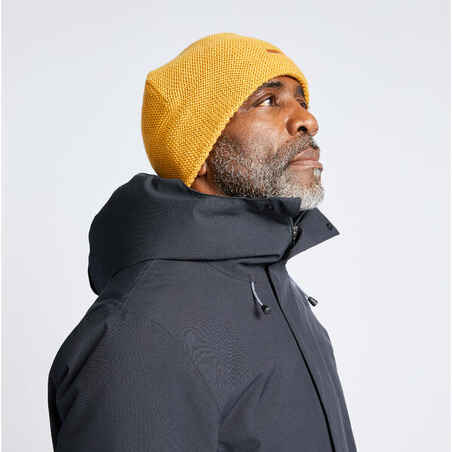 Adult's sailing warm windproof beanie SAILING 100 - Ochre