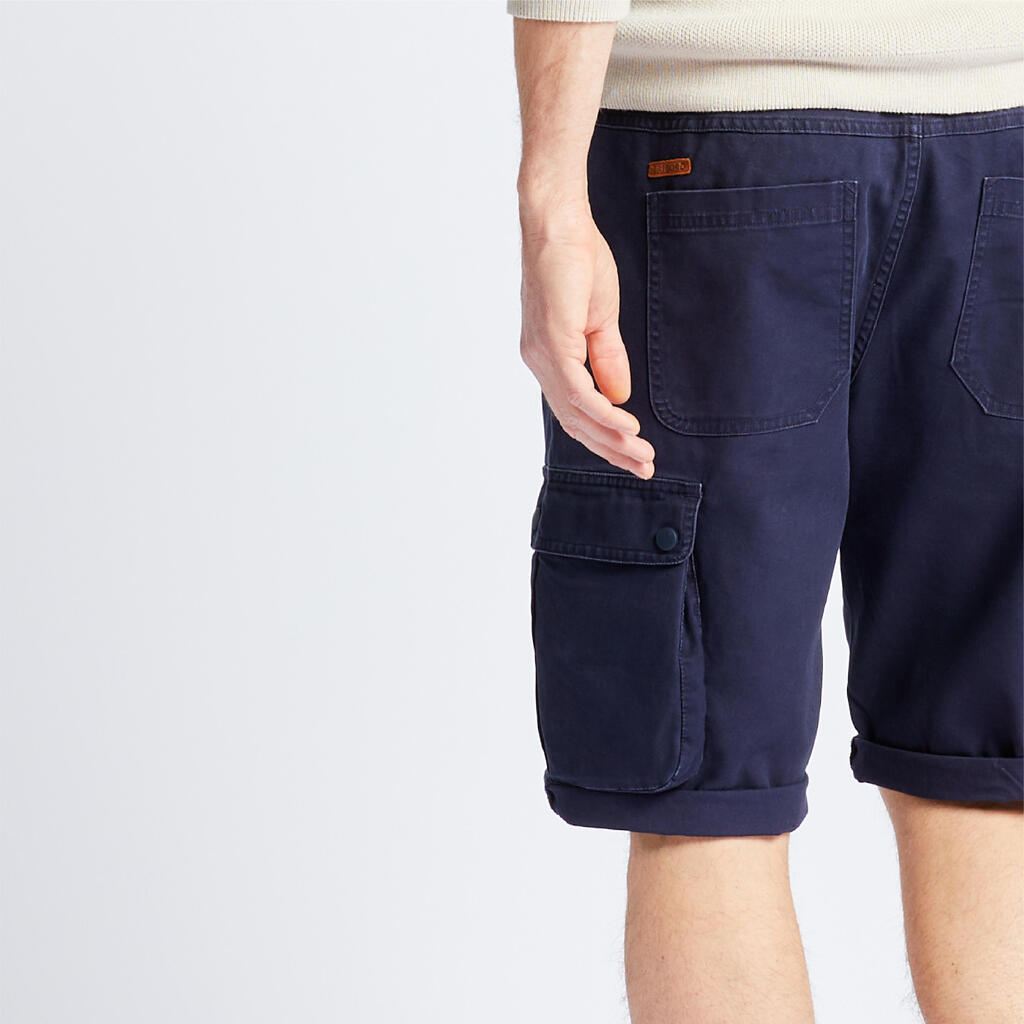 Men's Sailing Cargo Shorts Sailing 100 - Navy