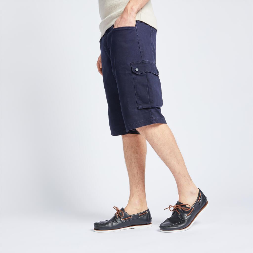 Men's Sailing Cargo Shorts Sailing 100 - Navy