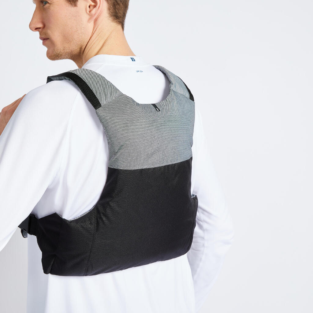 Gilet d'aide à la flottabilité ba 50 newtons voile club noir