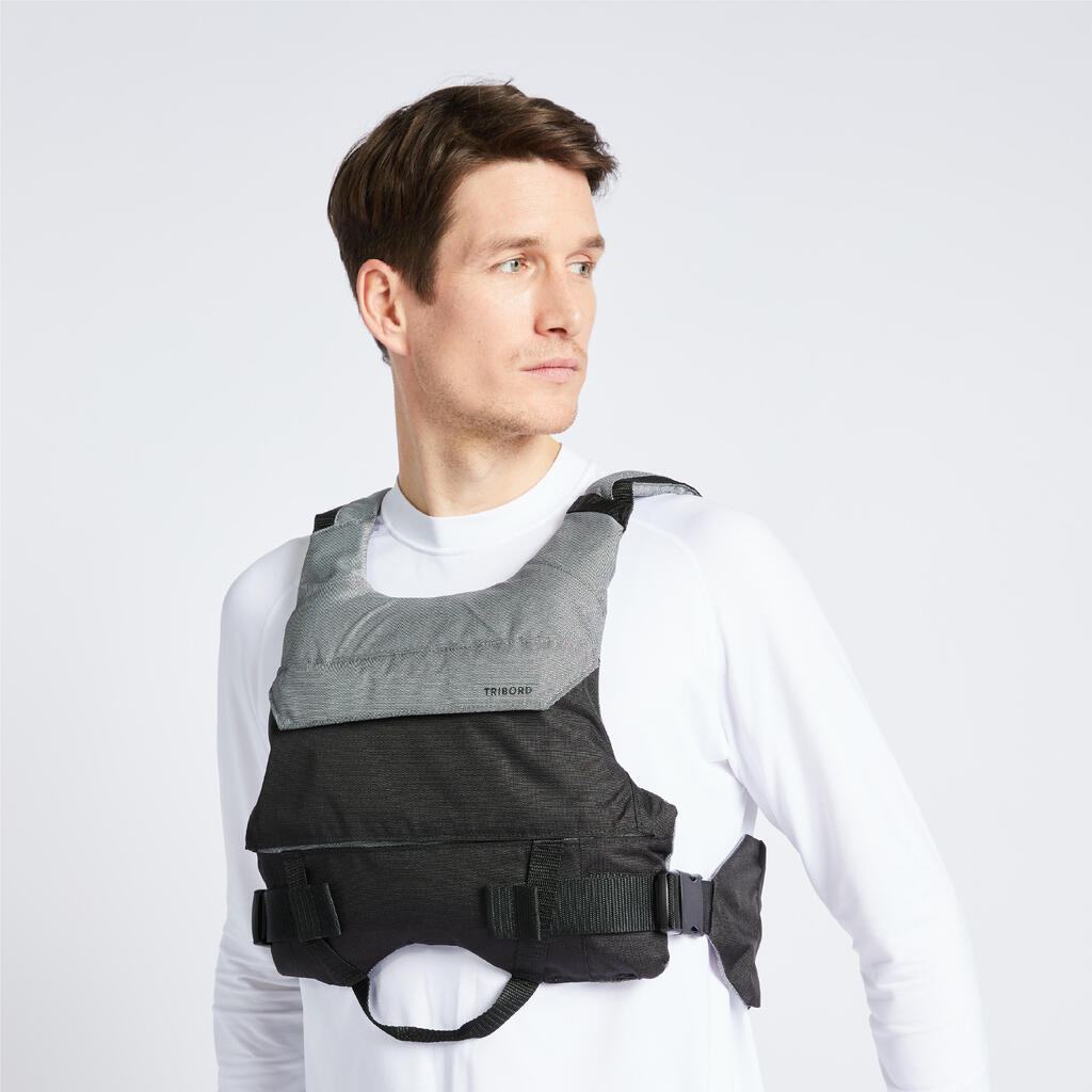 Gilet d'aide à la flottabilité BA 50 Newtons Voile club noir