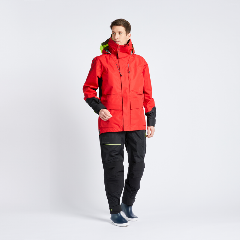 Veste de quart de voile offshore 900 homme rouge pour les clubs et collectivites Decathlon Pro