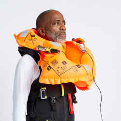 Automatic Life Jacket LJ180 N OFFSHORE + Harness black / petrol