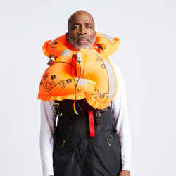 Automatic Life Jacket LJ 180N OFFSHORE + Harness Black / Petrol