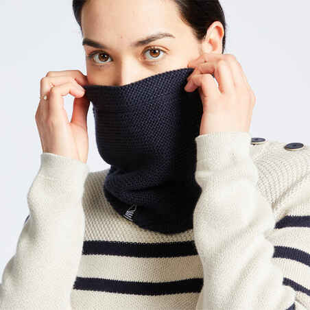 Adult neck warmer SAILING 100 - Navy blue