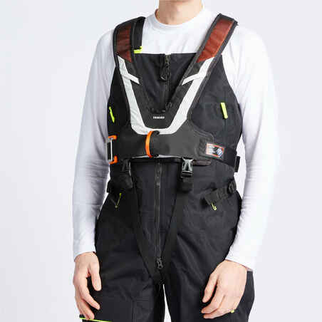 Sailing Deck Harness black and grey