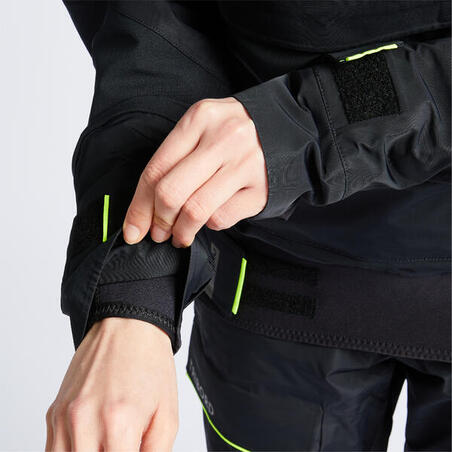 Куртка Offshore 900 для вітрильного спорту для чоловіків/жінок чорна