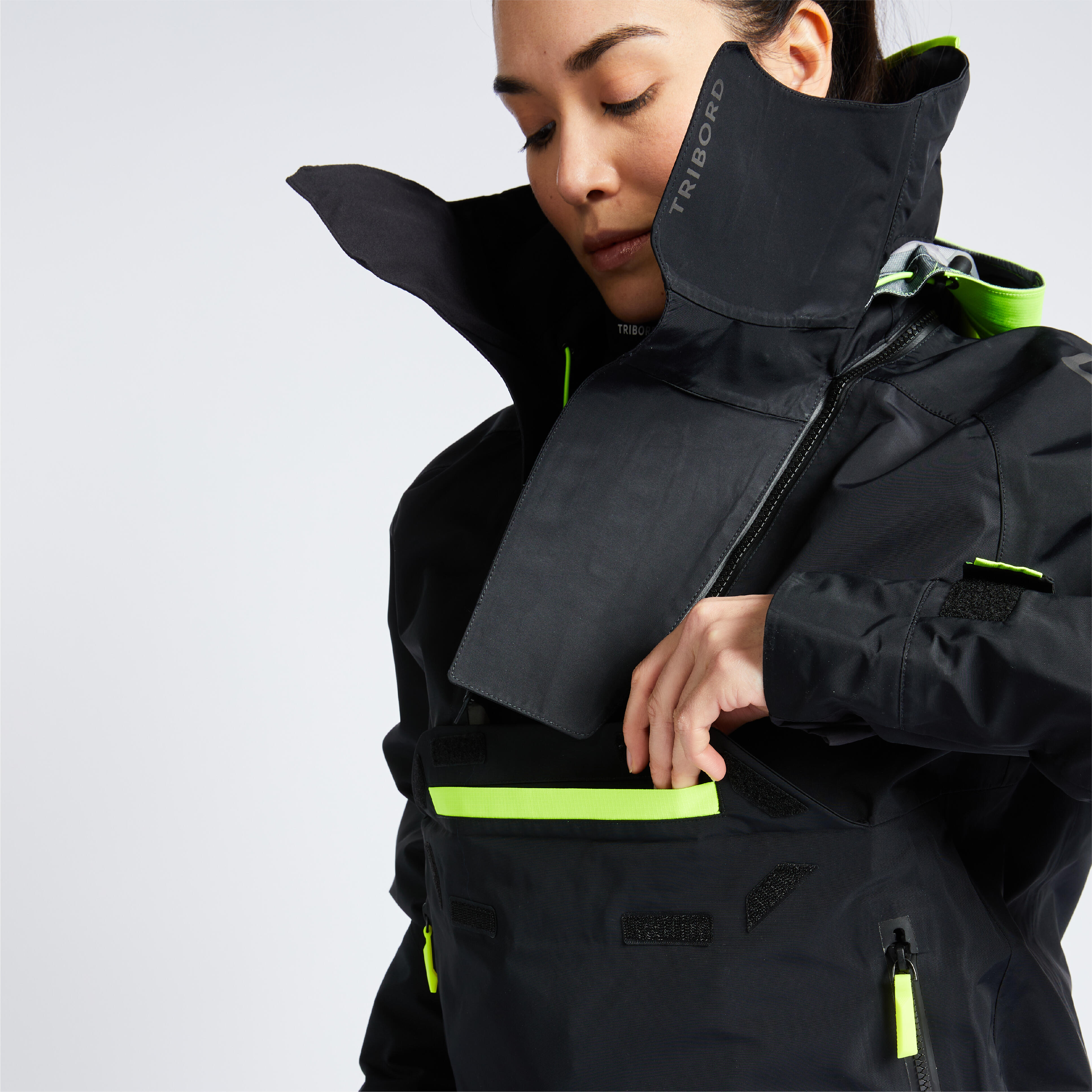 Offshore Sailing Jacket - 900 Black - TRIBORD