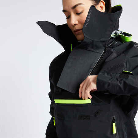 Unisex Sailing jacket Offshore 900 - Black