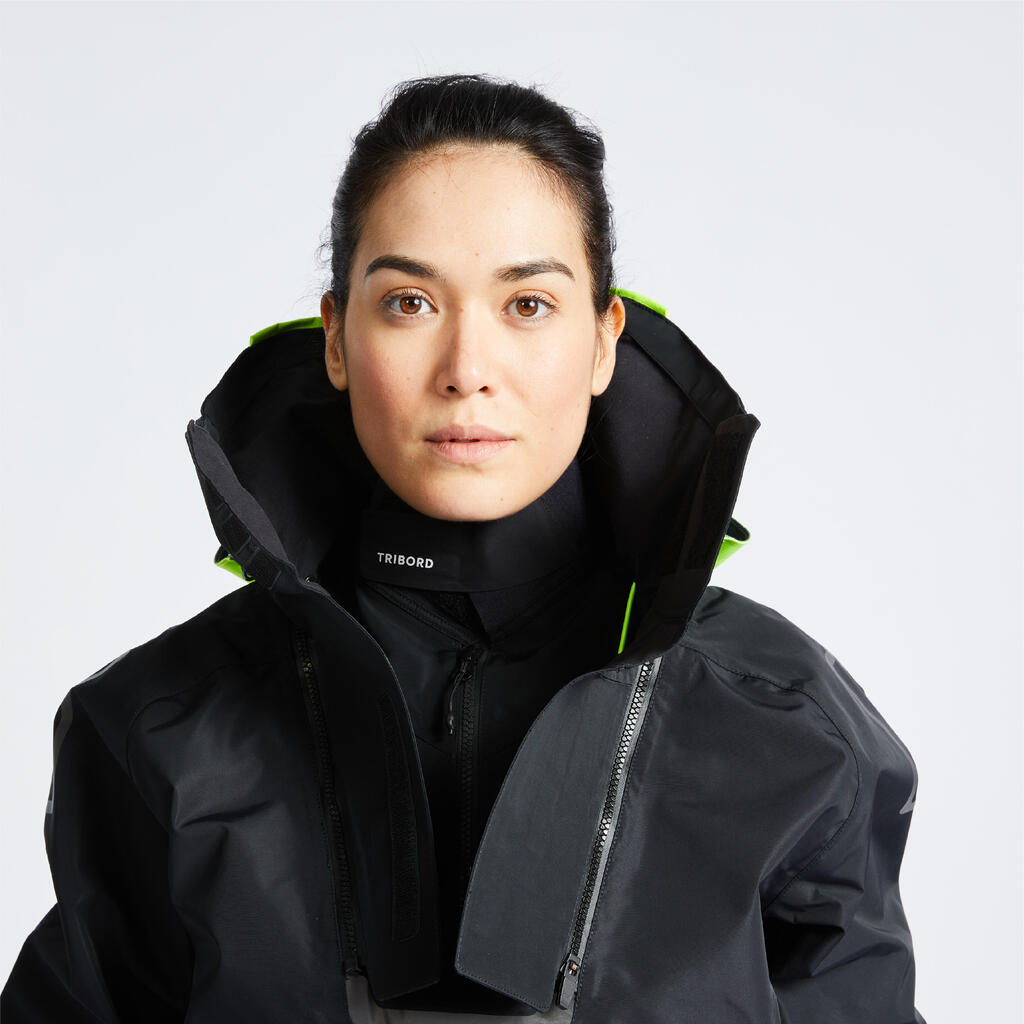 Unisex Sailing jacket Offshore 900 - Black