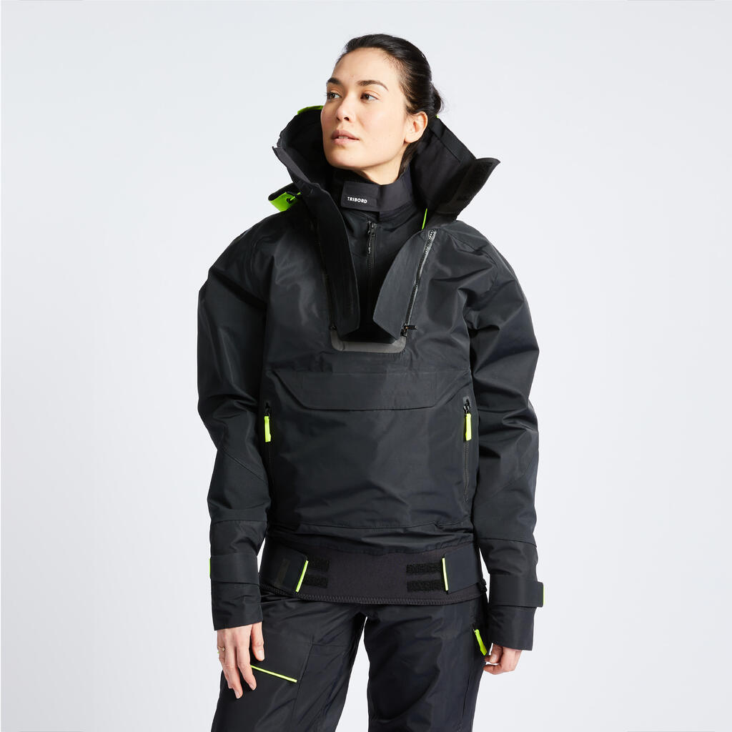 Unisex Sailing jacket Offshore 900 - Black