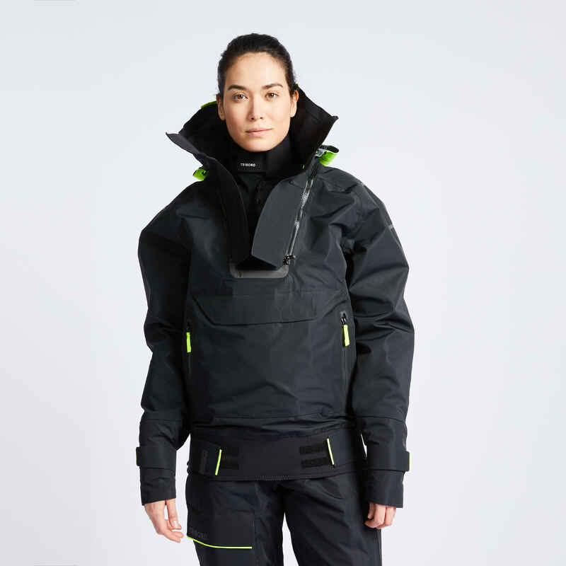 Unisex Sailing jacket Offshore 900 - Black