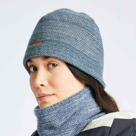 Adult sailing warm windproof beanie SAILING 100-Grey marl grey